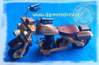 Motorka dřevěná, Motocykl - dřevěný model