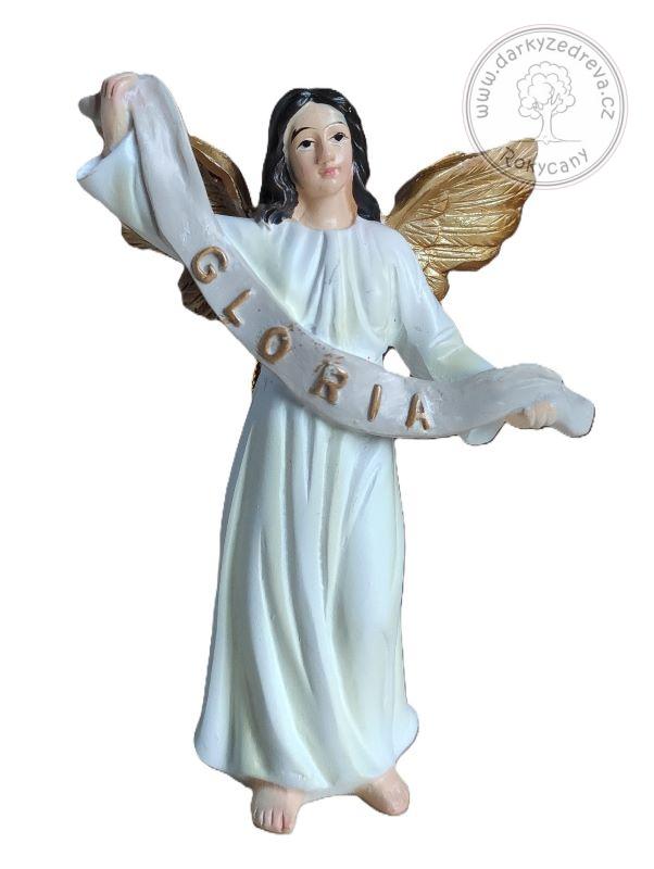 Anděl 11 cm figurka k betlému Polyresin