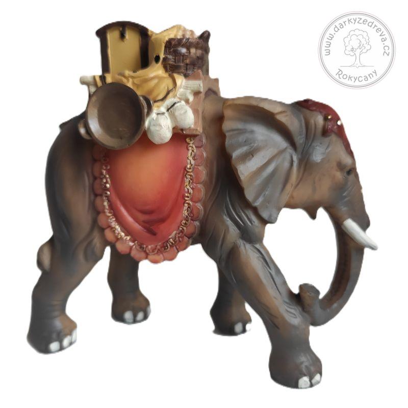 Slon 12,5 cm - figurka k betlému Polyresin